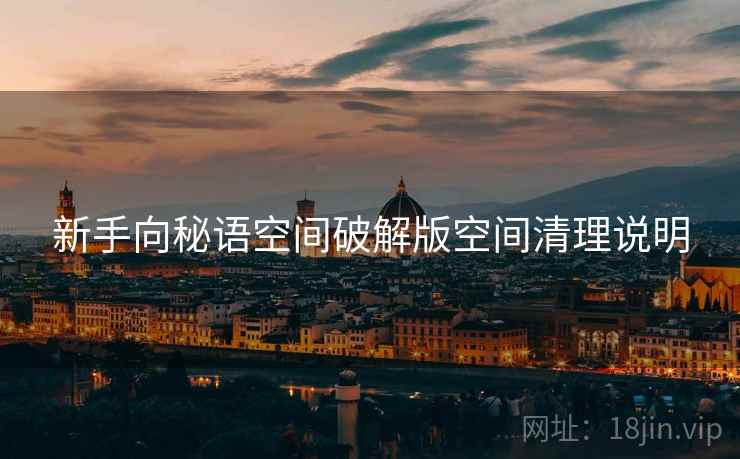 新手向秘语空间破解版空间清理说明
