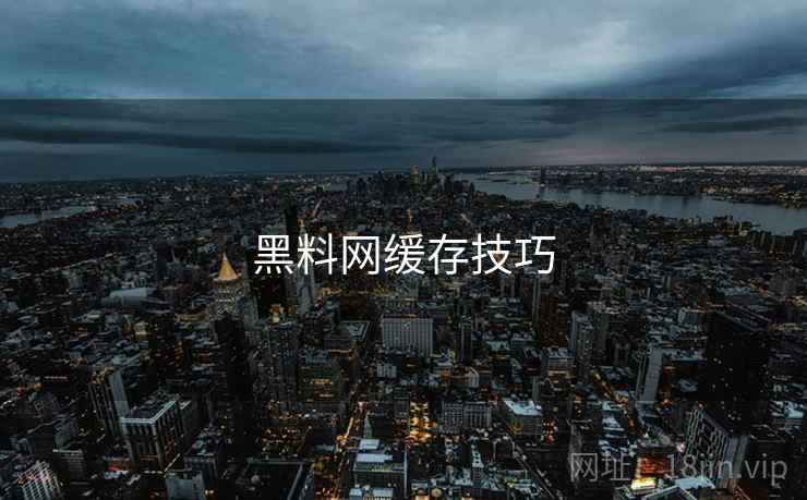 黑料网缓存技巧