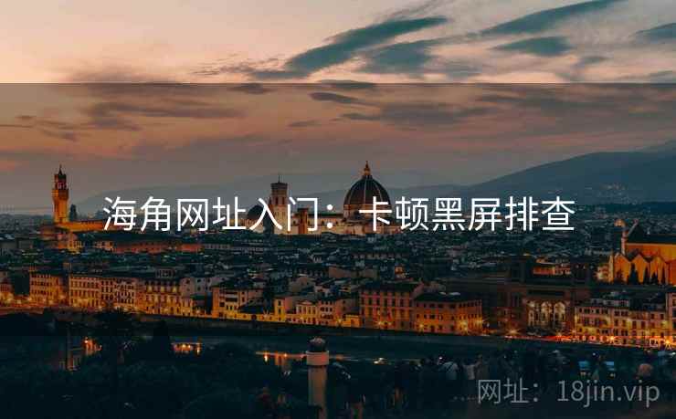 海角网址入门：卡顿黑屏排查