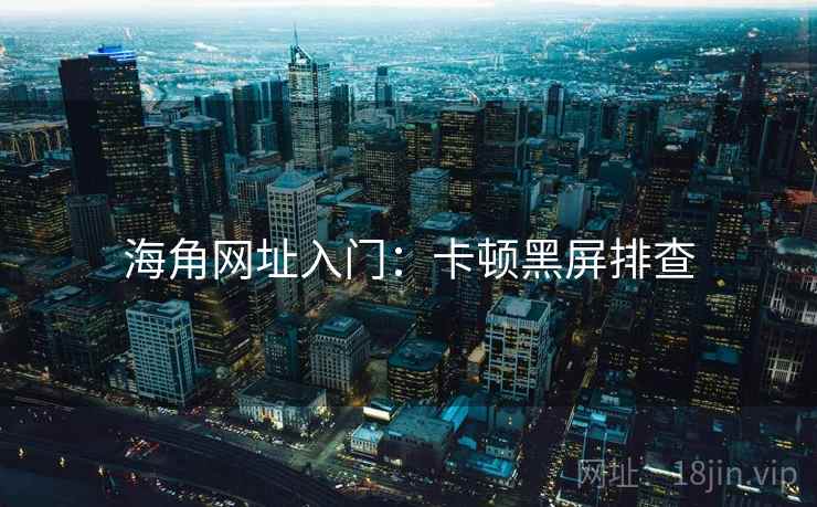 海角网址入门：卡顿黑屏排查