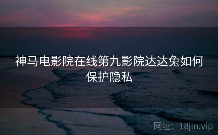 神马电影院在线第九影院达达兔如何保护隐私