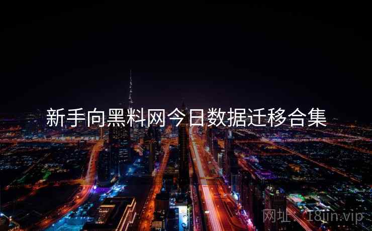 新手向黑料网今日数据迁移合集