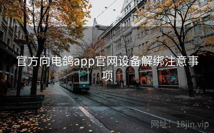 官方向电鸽app官网设备解绑注意事项