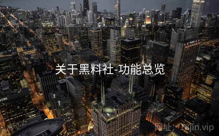 关于黑料社-功能总览
