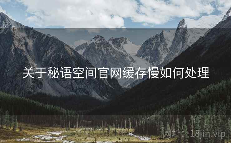 关于秘语空间官网缓存慢如何处理