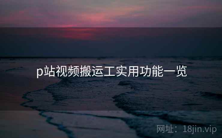 p站视频搬运工实用功能一览