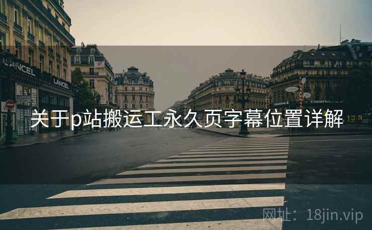 关于p站搬运工永久页字幕位置详解